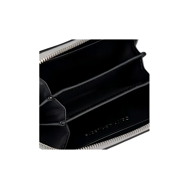 CALVIN KLEIN PU Polyurethane Wallet Women's Gray-4