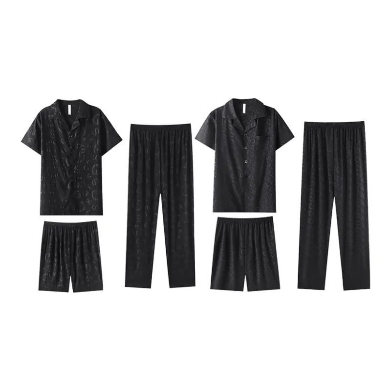 Cotton Gene Pajama Set Men's Combo Set-13