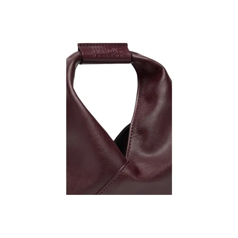 MM6 Maison Margiela Polyurethane Shoulder Bag, Crossbody Bag, Handbag Women's Dark Red-3
