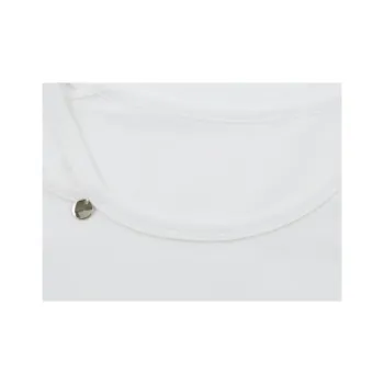 Mo Han Yi Mei SS24 Set in Sleeve T Shirt Women's White