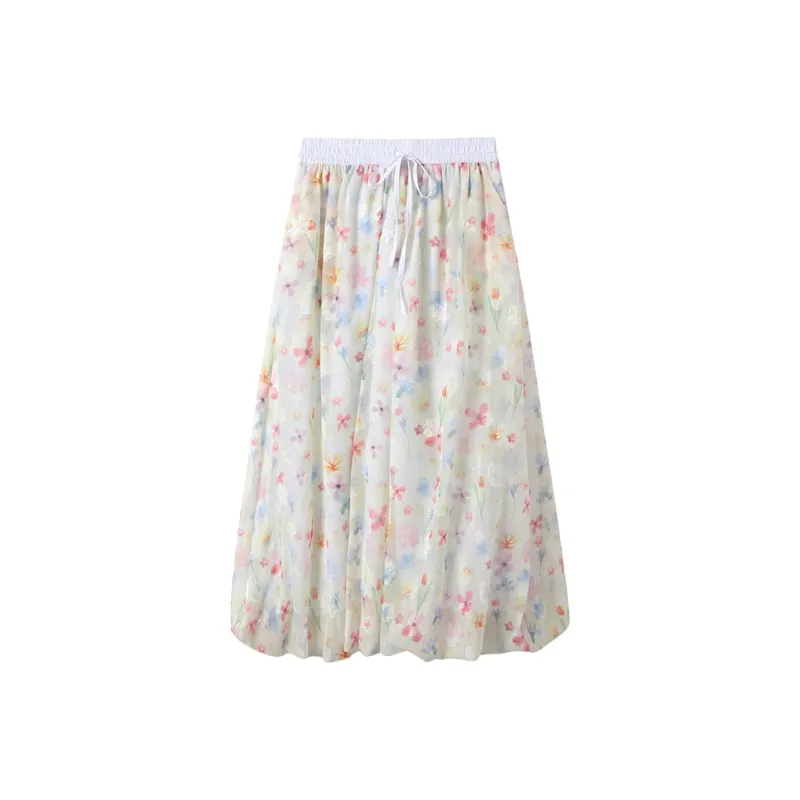 ZCDECO Casual Pants Women's Multicolor Tulip Skirt-0
