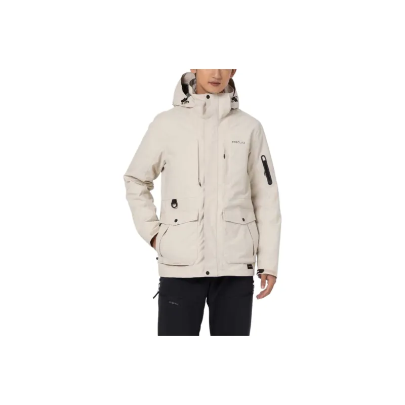 DECATHLON Jacket Men's Gray White-0