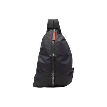DIESEL Polyester Crossbody Bag, Sling Bag Men's Black