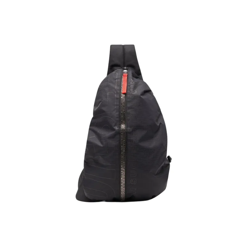 DIESEL Polyester Crossbody Bag, Sling Bag Men's Black-0