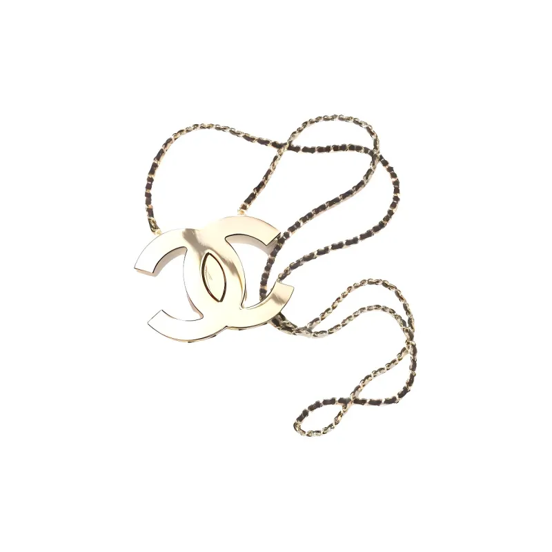 CHANEL Metal Shoulder Bag, Crossbody Bag Women's Gold-0
