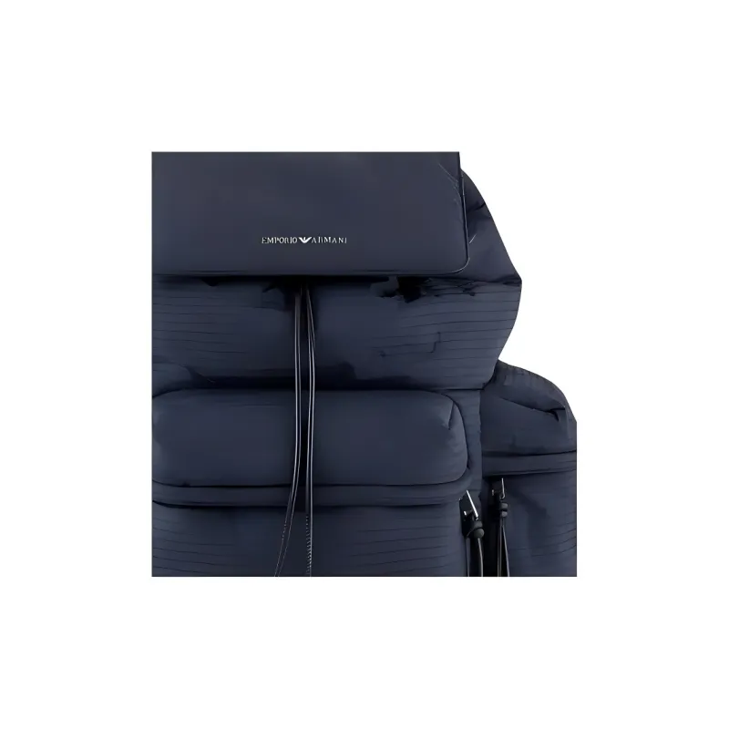 EMPORIO ARMANI Polyamide Backpack Men's Navy-4