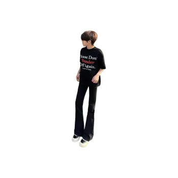 KIRHNE Jeans Unisex Black