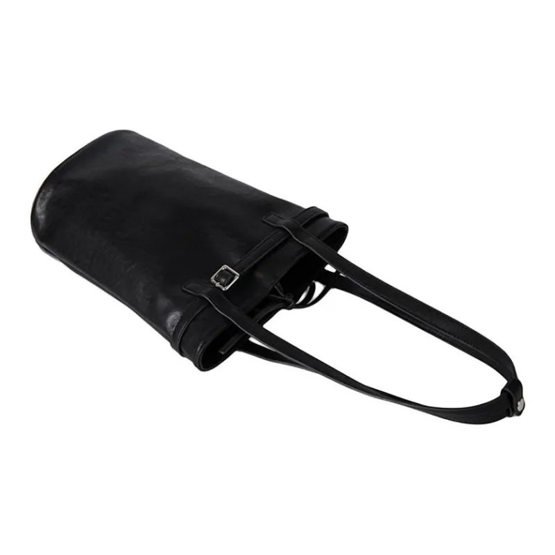 HAWA PU Shoulder Bag Women's White/Brown/Black-6