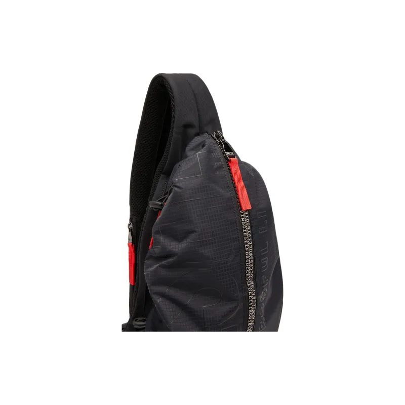 DIESEL Polyester Crossbody Bag, Sling Bag Men's Black-4