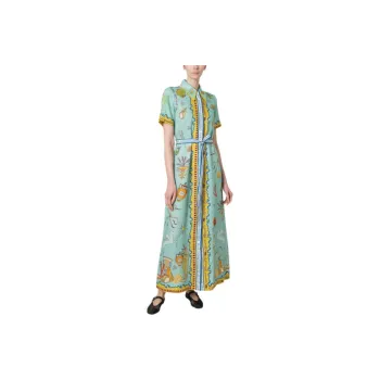 ALEMAIS Short Sleeved Dress Women's Multicolor