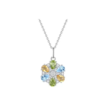 ALI THE FOX S925 Silver Necklaces Women's
