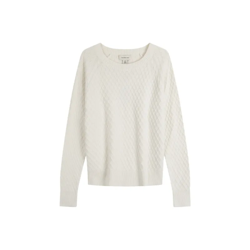 Calvin Klein Knitwear Women's YAS Cow Ivory-0