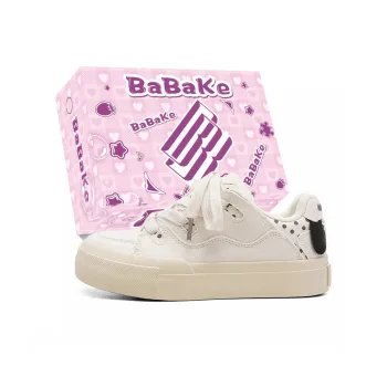 Babak Low Top Skateboard Shoes Women's Ecru