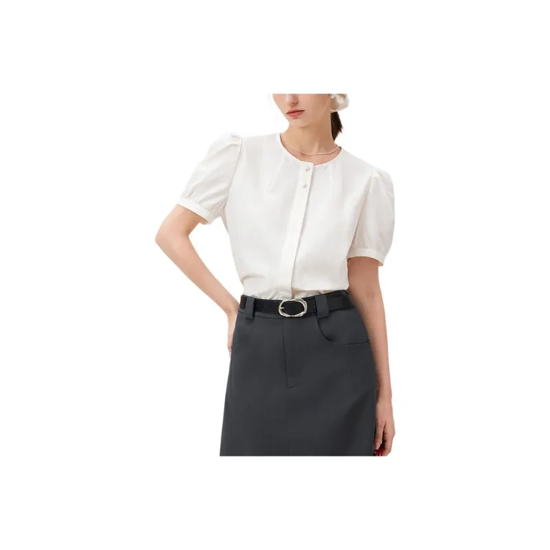FANSILANEN Shirts Women's Raw White-0