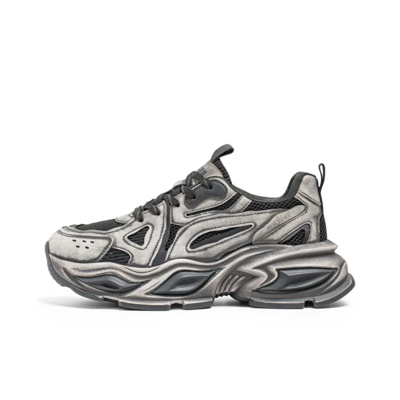 ROBINHOOD Slip Resistant, Abrasion Resistant, Breathable, Lightweight Low Top Chunky Sneakers Men's Box Included-11
