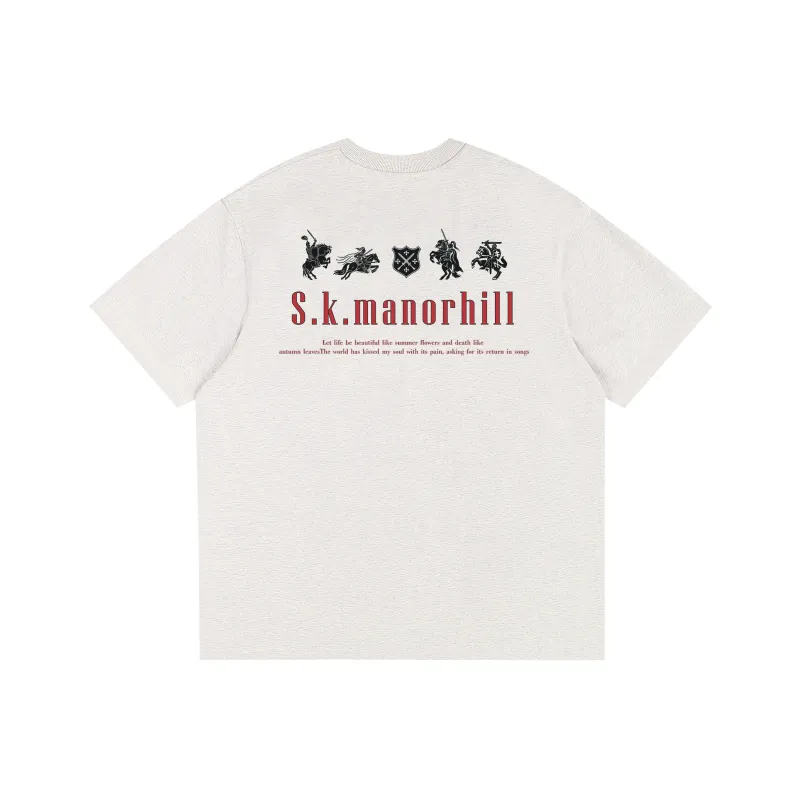 S.k. Manor Hill Short Sleeved T Shirts Unisex-9