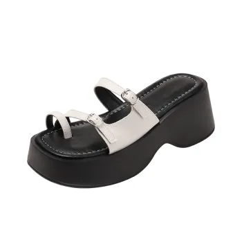 TATAYA Rubber Sole Abrasion Resistant Slide Slippers Women's