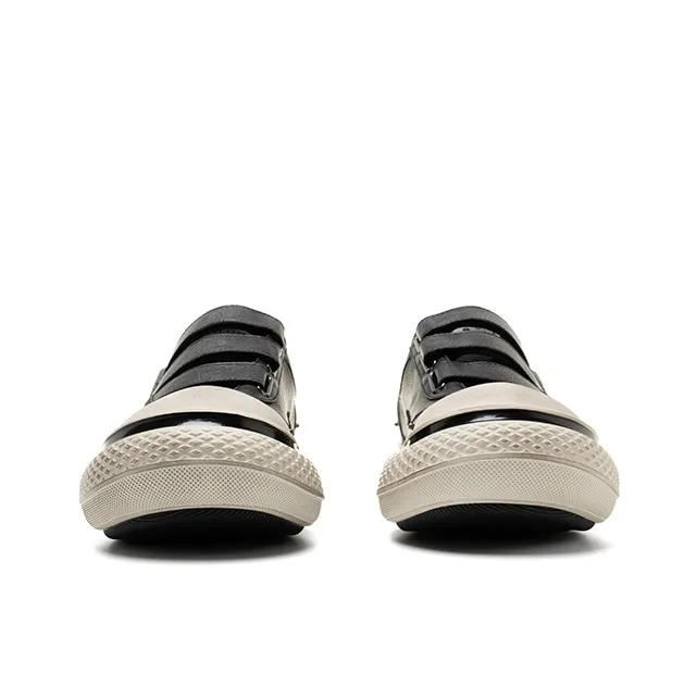 Disney x OLD ORDER Breathable And Lightweight Low Top Canvas Shoes Unisex Black-2