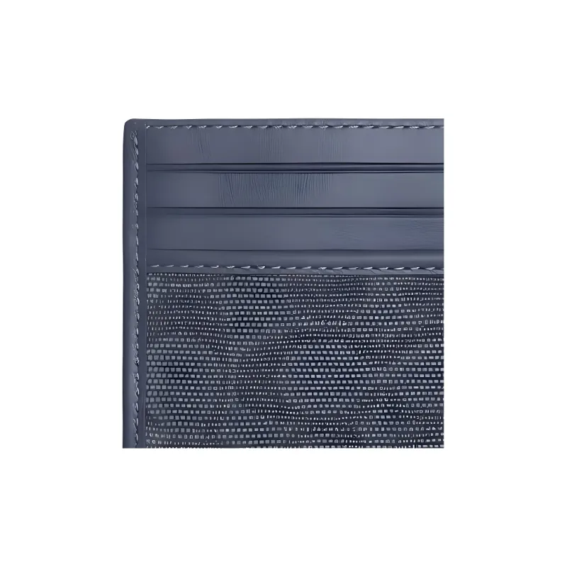 COACH Card Case Canvas Card Holder Mini Men's Dark Blue-2