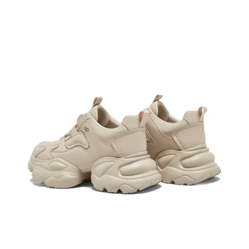 BASTO Slip Resistant Low Top Chunky Sneakers Women's-3