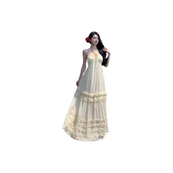 COVER TIME Slip Dresses Women's White