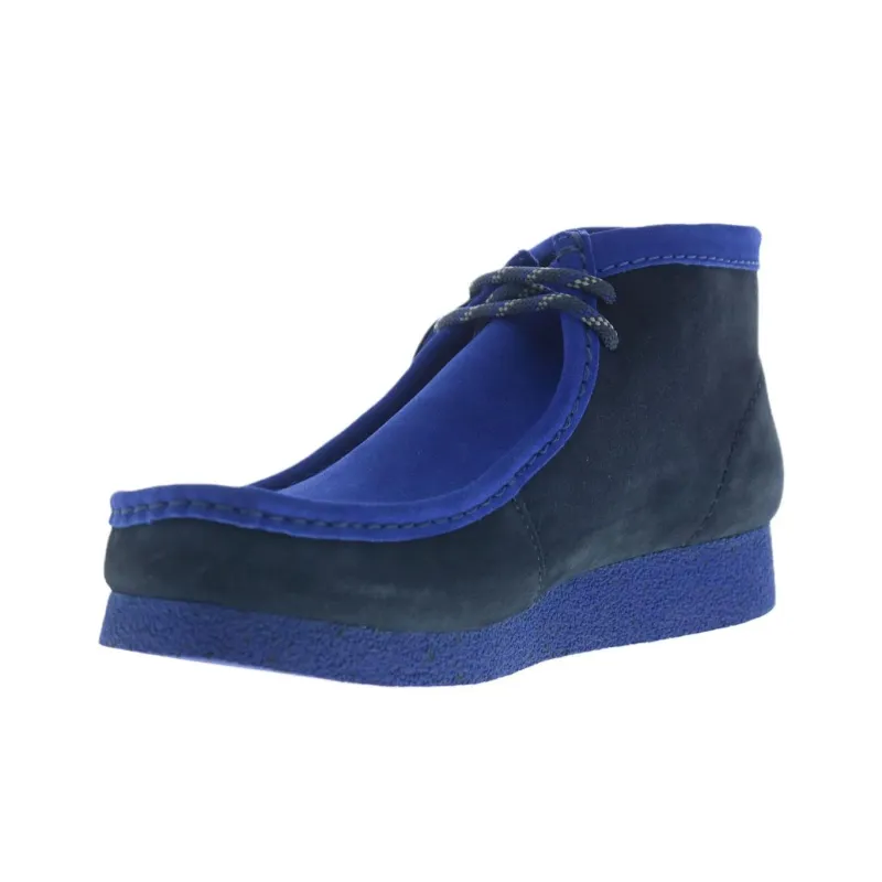 Clarks Originals Wallabee Evo Navy Combi-2
