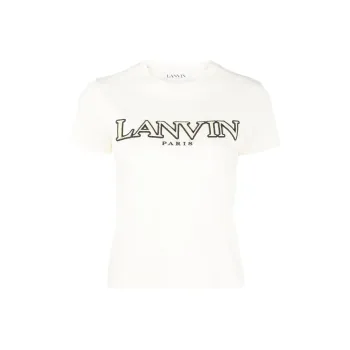 Lanvin Curb Regular Fit Tee 'Mastic'