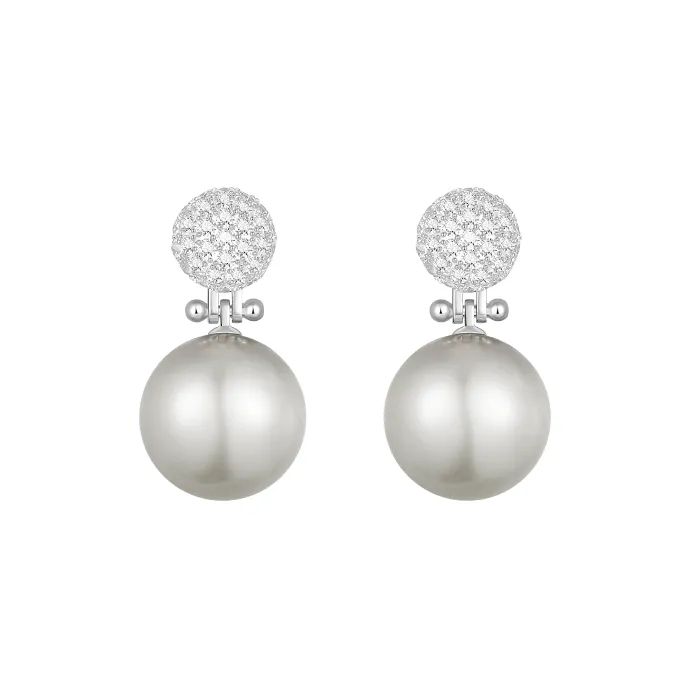SHINE S925 Silver Earrings Women's-0