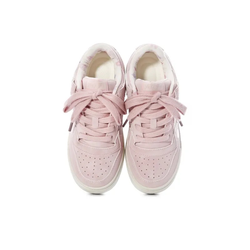 The New Age Family Low Top Skateboard Shoes Women's Pink-2
