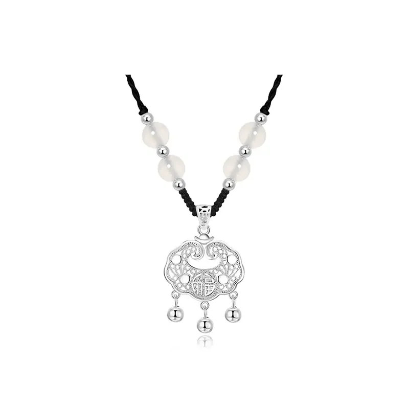 KING TAI SANG S 999 Fine Silver Necklaces Women's-0