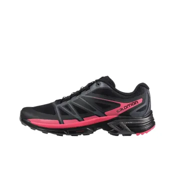 SALOMON Anti Slip Wear Resistant Low Top Running Shoes Women's Black