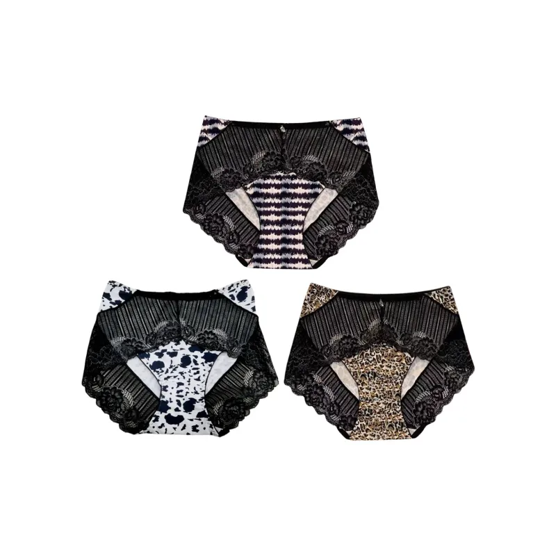 Flowers In Water Underpants Women's 3 Pack-0