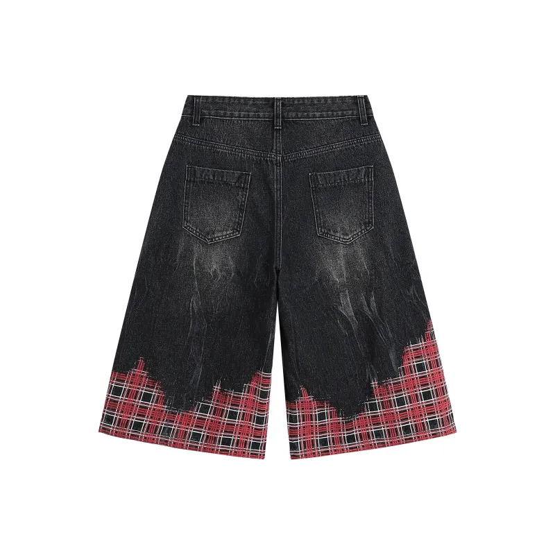 BRYAN JIMENEZ Denim Shorts Unisex-1