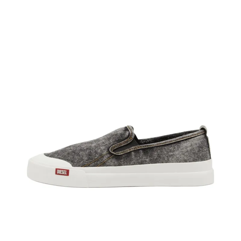 DIESEL S Athos Low Top Canvas Shoes Men's Black-0