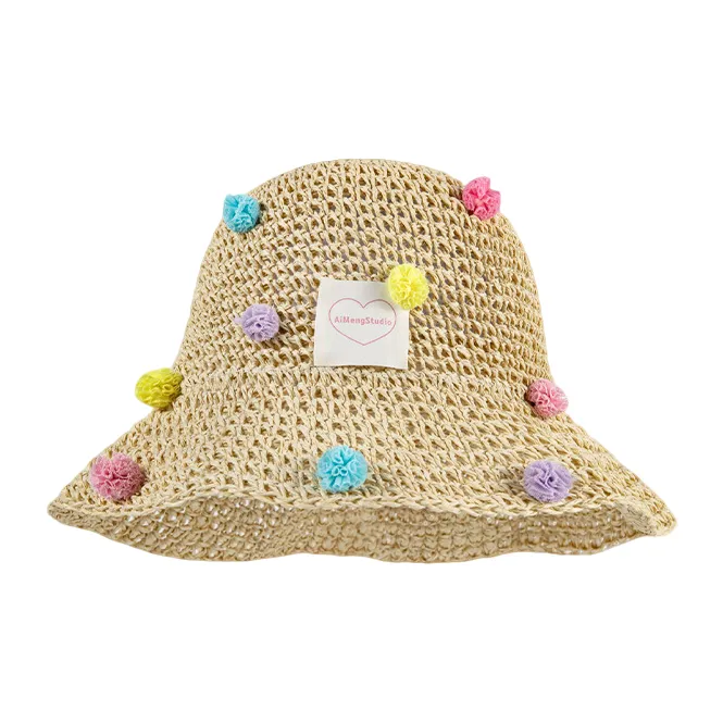 MITHAOL KUSC Straw Woven Sun Protection Hats Women's-0