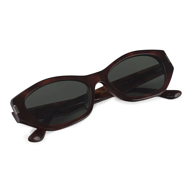 HELEN KELLER Plate Frame Cat Eye Sunglasses Unisex-5