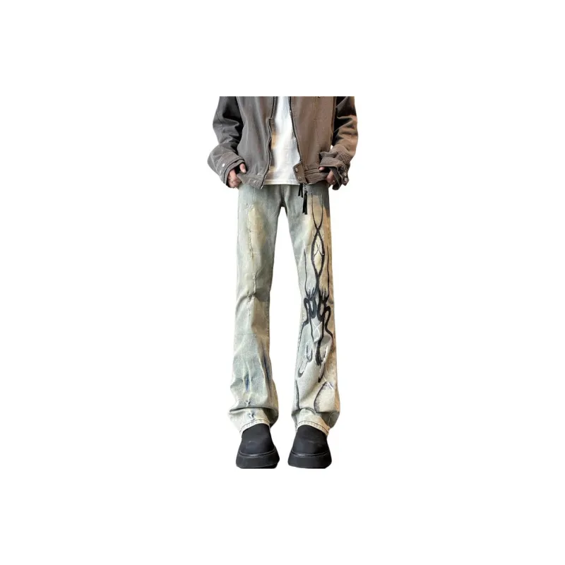 NOAHGIGI Jeans Unisex Yellow Mud-0