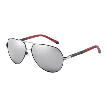 Maserati Metal Aviator Sunglasses Unisex