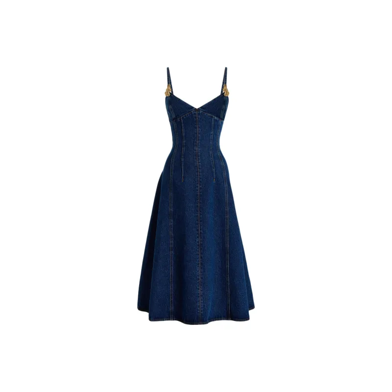 OSCAR DE LA RENTA SS24 Slip Dresses Women's Blue-0