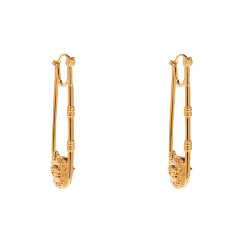 VERSACE Safety Pin Earrings-0