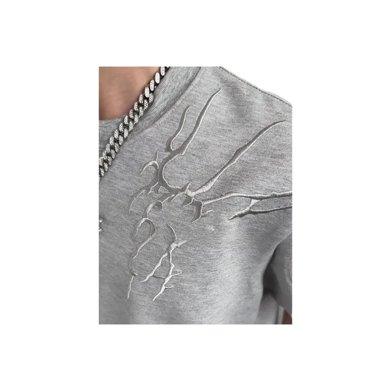 DUATOGE T Shirts Men Gray -2