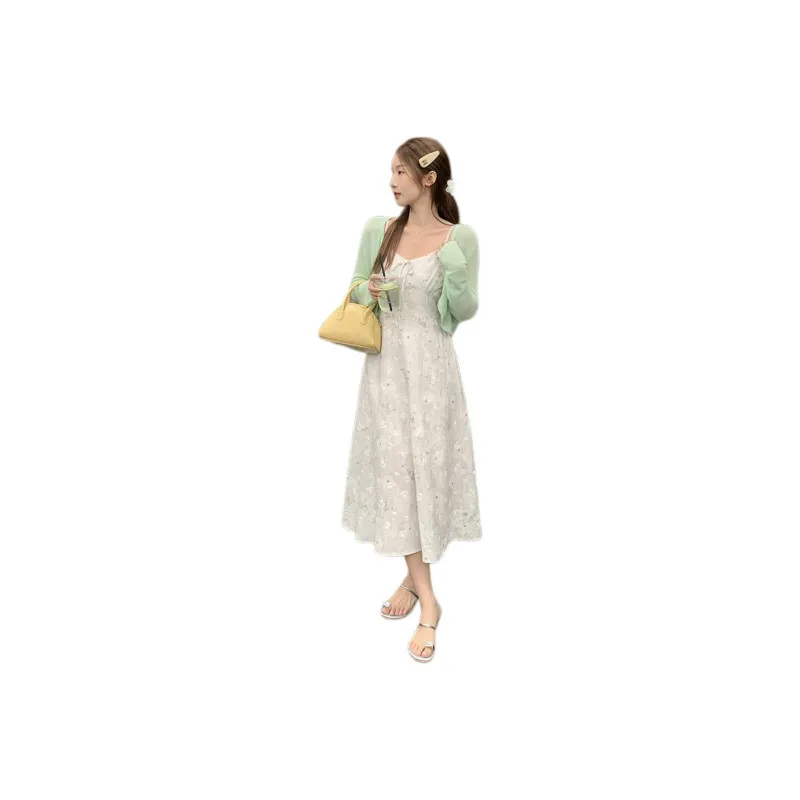 Si Bei'er Two Piece Skirt Sets Women's-0