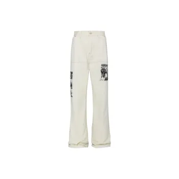 SIL VITIN Jeans Unisex White