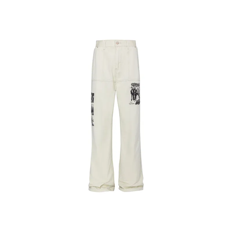 SIL VITIN Jeans Unisex White-0
