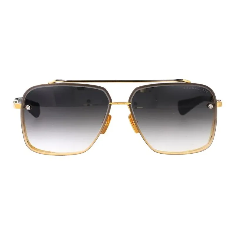 DITA Metal Aviator Sunglasses Women's Black-2