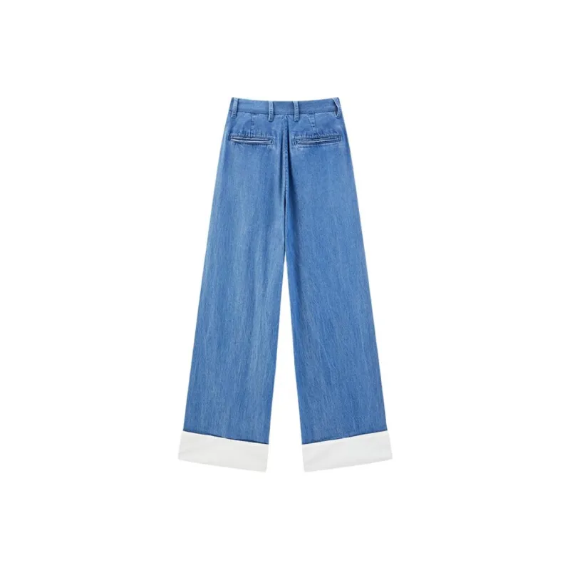 PEACEBIRD Jeans Women's Denim Blue-0