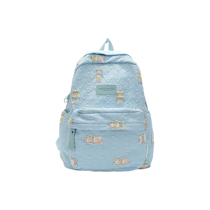 WICKBUEN Canvas Backpack Women's Multicolor-10