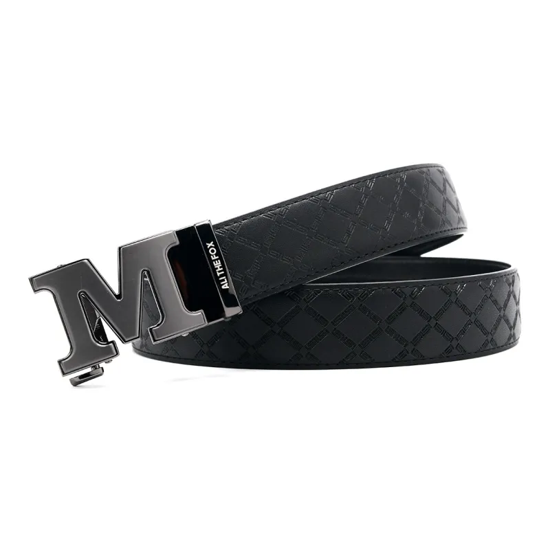 ALI THE FOX Cow Leather Belts Unisex 3.5CM-2