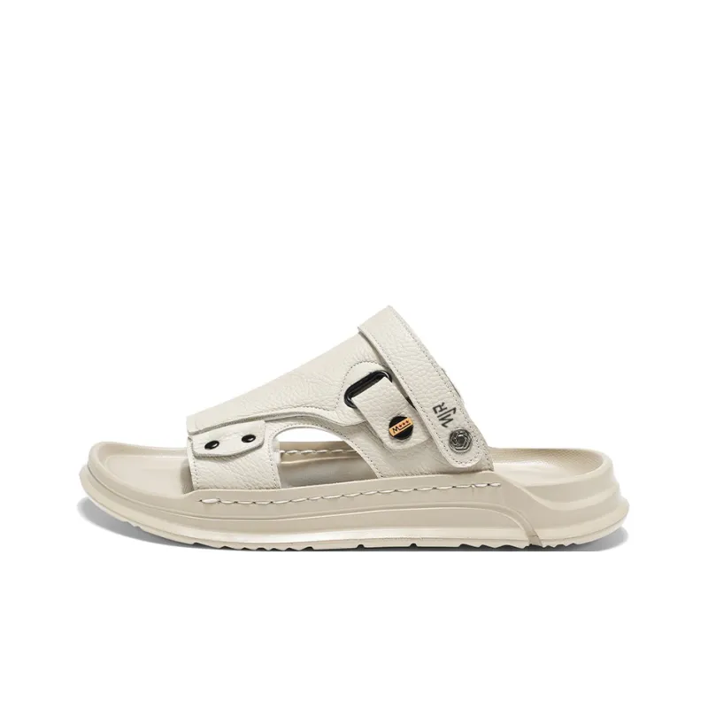 NANJIREN Beach Sandals Men Black/Beige-6