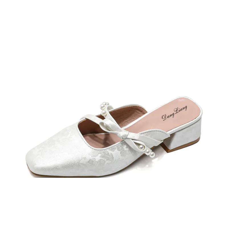 Be Good Rubber Sole Abrasion Resistant Slip Resistant Closed Toe Slippers Women's-1